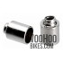 Prox Lined Ferrule, Cable Ends 5mm Silver Steel x 2