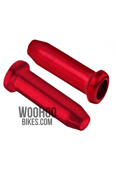 ACCENT Universal Brake or Derailleur Cable Ends 2 pcs. Red