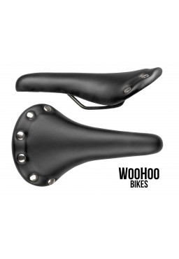 Retro City Saddle with Rivets, Fixed Gear, Black