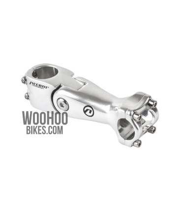 Wspornik Kierownicy, Mostek ACCENT AS-541 AH regulowany 108mm x 25,4mm, Srebrny