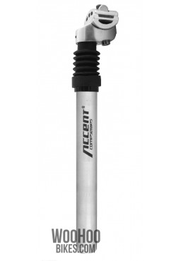 ACCENT SP-886 Suspension Seatpost 30,8mm / 350mm, Silver