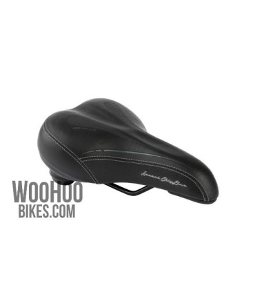 ACCENT SELVO Men, Urban, Trekking Bicycle Saddle, Black