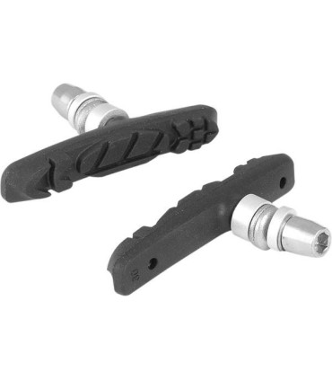 Klocki hamulcowe ACCENT 3-Function Pro V-Brake, czarna obudowa, czarne okładziny