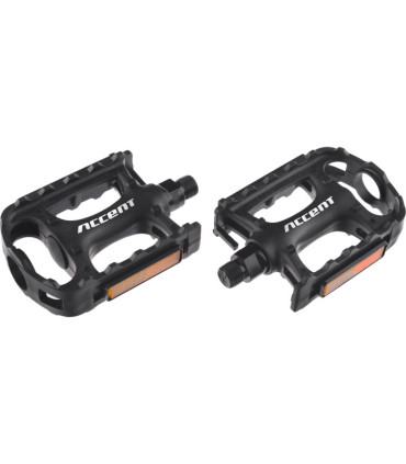 ACCENT Range MTB, Treking Black Pedals