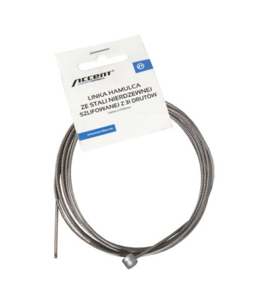 ACCENT Shimano, Sram, brake inner cable, stainless steel 1.6mm x 1700mm