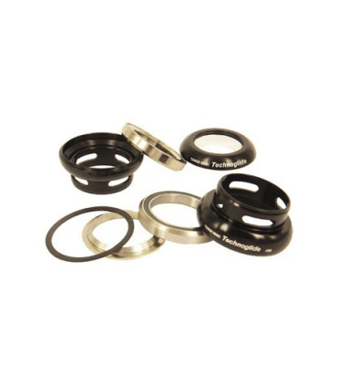 Tange Seiki Technoglide J-62 Lightweight Road A/Headset in Black. 1 1/8"