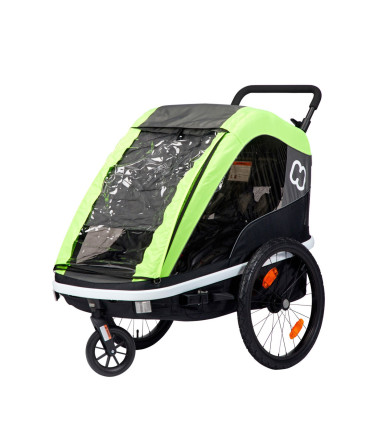 Hamax Avenida Suspension Bicycle Trailer - Lime