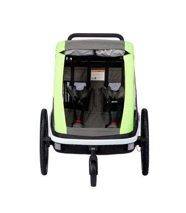 Hamax Avenida Suspension Bicycle Trailer - Lime