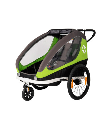 Hamax Traveller Twim Bicycle Trailer - Green