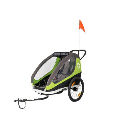 Hamax Traveller Twim Bicycle Trailer - Green