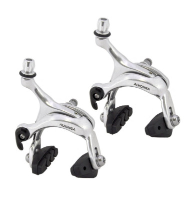 ALHONGA HJ-421ADQ Road, Fixie Bike Brake Set Calipers - Silver