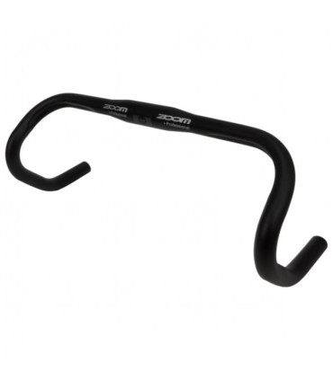 ZOOM DR-AL-48BT FOV Road Bike Aluminum Handlebar, 31.8mm x 420mm, Matte Black