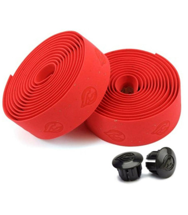 Owijka na kierownicę CINELLI Cork Gel Ribbon Czerwona