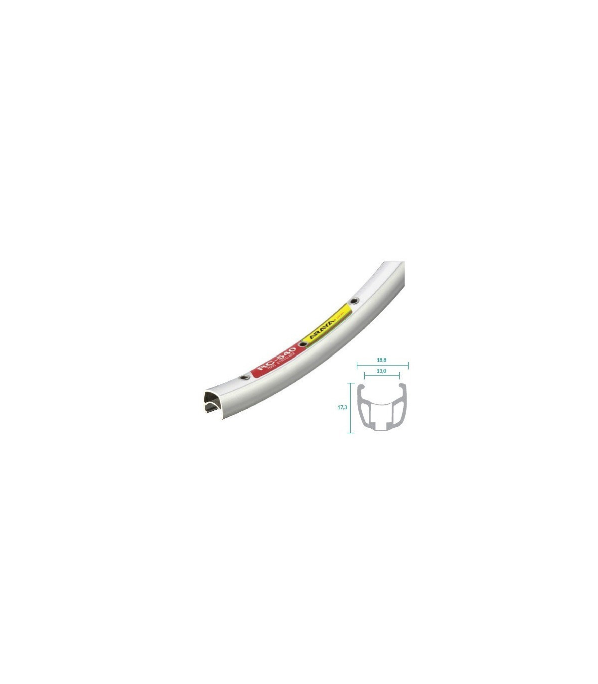 ARAYA　クリンチャーリム　RC-540　700c ARAYA RC-540, Bicycle Rim, Fixed Gear, Track 700C