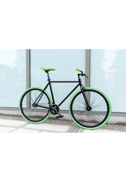 Woo Hoo Bikes - GREEN, 22" - Fixed Gear Track Bicycle