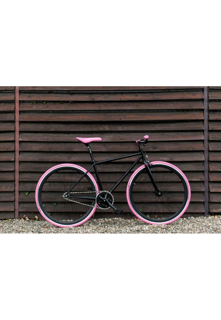 pink fixed gear bike