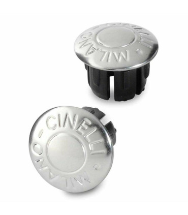 CINELLI Milano Bike Handlebar End Plugs Pair Aluminium Caps