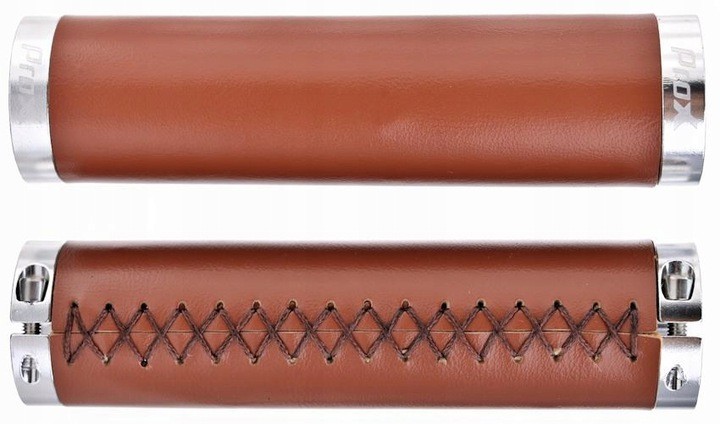 Leather cheap bike handles