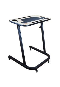  Height Adjustable Indoor Cycle Smart Trainer Table Desk with Wheels, USB and 220V