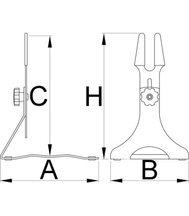 UNIOR UNR-1693H Adjustable Floor Stand Bicycle Storage Rack, Bike Holder