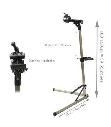  BIKE HAND YC-100BH Bike Repair Stand - Home Portable Bicycle Mechanics Workstand 