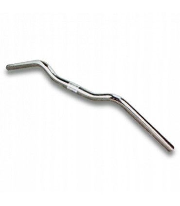 ZOOM NR-16 Stal 610x26mm 33' 25.4mm Bike Bicycle Handlebar Chrom Silver