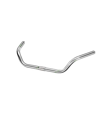   ZOOM NR-21 Stal 500x80mm 70' Bike Bicycle Handlebar Chrom Silver