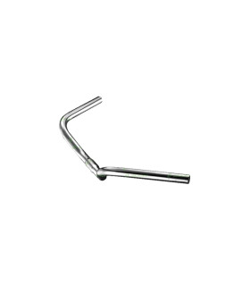 ZOOM NR-AL-14 Aluminium 595x66mm 43' 25.4mm Bike Bicycle Handlebar Silver
