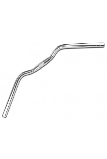 ZOOM NR-AL-14 Aluminium 595x66mm 43' 25.4mm Bike Bicycle Handlebar Silver