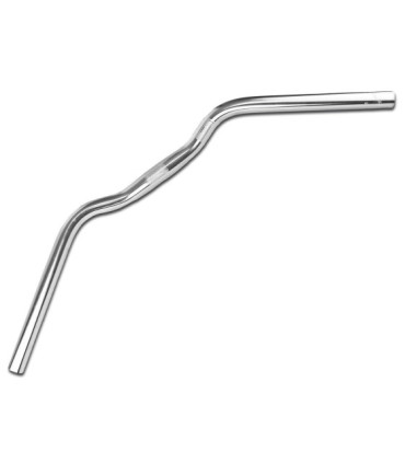 ZOOM NR-AL-14 Aluminium 595x66mm 43' 25.4mm Bike Bicycle Handlebar Silver