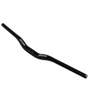 ZOOM NR-AL-18 Aluminium 590x30mm 25' Bike Bicycle Handlebar Silver