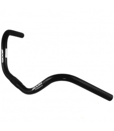 Kierownica ZOOM NR-AL-21 Aluminium 500x80mm 70' Srebrny