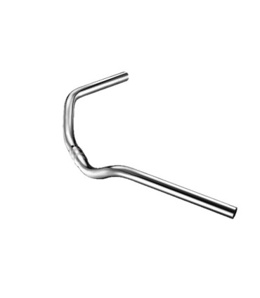 ZOOM TR-5 Stal 630mm Bike Bicycle Handlebar Chrome Silver
