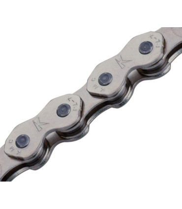 Łańcuch rowerowy KMC K1N 1/2"x3/32" 100 ogniw BMX, Fixie, Srebrny, BOX