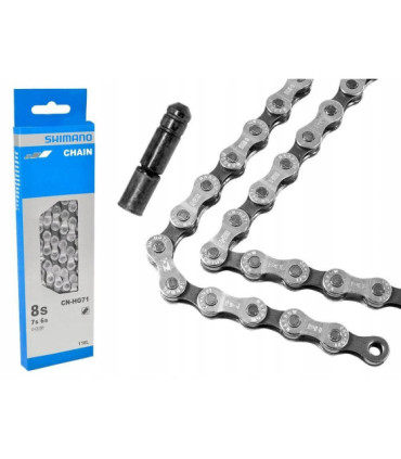  Shimano CN-HG71 Bike Bicycle Chain 116 Links, 6, 7, 8 Speed + Pin