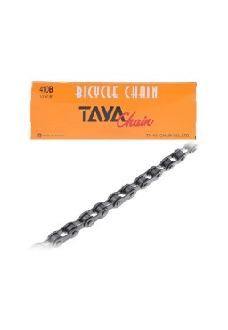 TAYA 410B Bike Bicycle Chain 112 Links, Single Speed, Black, Box