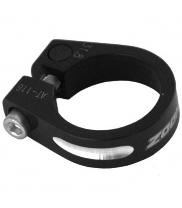 Zacisk Podsiodłowy Obejma Zoom 31,8mm Śruba Czarny Połysk