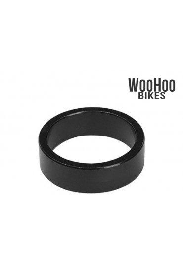 Podkładka Dystansowa Steru ACCENT 1-1/8'' 10mm Aluminiowa Czarna
