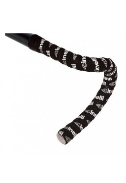 CINELLI Velvet Black With Logo White  Bicycle Handlebar Tape