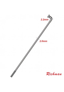 RICHMAN CR14 179mm Steel Silver Spokes, 36pcs.