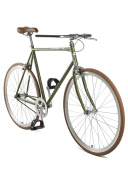  Cheetah Prey 2.0 Single Speed/ Fixie Olive Green Bicycle 54cm