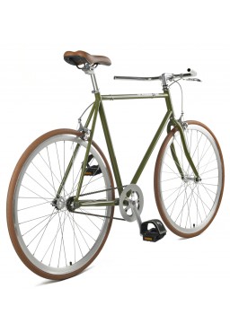  Cheetah Prey 2.0 Single Speed/ Fixie Olive Green Bicycle 59cm