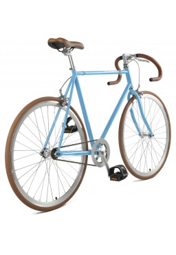  Cheetah Prey 2.0 “Cafe racer” Blue single speed/ Fixie Bicycle 54cm