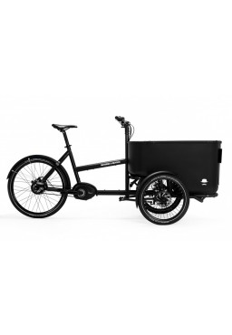 Rower BUTCHERS & BICYCLES MK1-E Vario Czarny, Elektryczny, Bagażowy z drzwiczkami