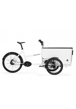 Rower BUTCHERS & BICYCLES MK1-E  Gen.3 Vario Biały Elektryczny, Bagażowy