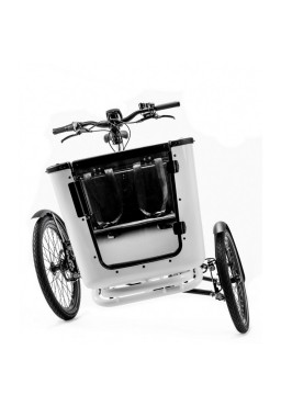 Rower BUTCHERS & BICYCLES MK1-E Gen. 3 Automatic Biały, Elektryczny, Bagażowy