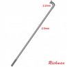 Szprychy RICHMAN SR14 290mm Nierdzewne Wzmacniane 2.3mm Stalowe Srebrne 36 Sztuk