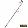 Szprychy PILLAR PSR14 280mm Nierdzewne Wzmacniane 2.0/2.2mm Srebrne 18 Sztuk