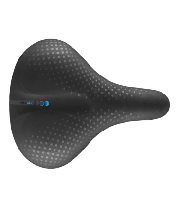 SAN MARCO City Gel Large Unisex 60-90° Saddle, Black