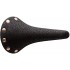 Selle San Marco Regal, Black Smooth Leather, Road Bicycle Saddle